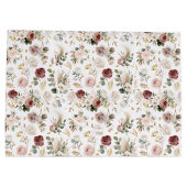 Elegante herfstbloemengeschenktas voor bruidsuitno groot cadeauzakje (Achterkant)