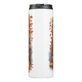 Elegante herfstboekenplank Flessen  — Cozy Gordijn (Achterkant)