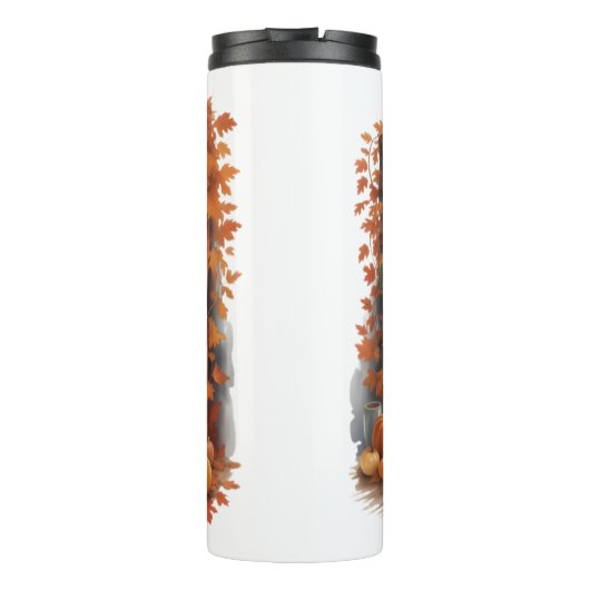 Elegante herfstboekenplank Flessen  — Cozy Gordijn (Achterkant)