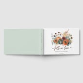 Elegante herfstbruiloft gastenboek (Volledig)