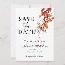 Elegante herfstmoderne Waterverf terracotta