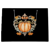 Elegante Herfstpompoen  Groot Cadeauzakje (Voorkant)