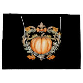 Elegante Herfstpompoen  Groot Cadeauzakje (Achterkant)