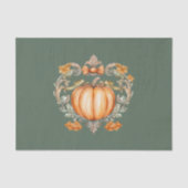 Elegante Herfstpompoen  Tissuepapier (Voorkant)