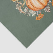 Elegante Herfstpompoen  Tissuepapier (Detail)