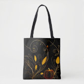Elegante herfstpompoen tote bag (Voorkant)