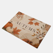 Elegante herfstpompoenen deurmat (Schuin)