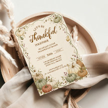 Elegante Herfstthanksgiving met Oude Pompoen