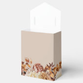 Elegante herfsttrouw bedankdoosjes (Geopend)