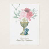 Elegante herinnering aan de Eerste Heilige Communi Visitekaartje (Voorkant)