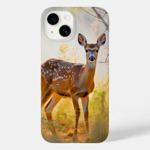 Elegante Herten in het Bos Natuur Design Case-Mate iPhone 14 Hoesje