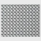 Elegante herten in Snowy Forest Cadeaupapier (Vlak)