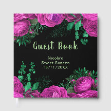 Elegante hete roze bloemen Sweet Sixteen