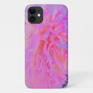 Elegante hete roze en magenta decoratieve dahlia Case-Mate iPhone case