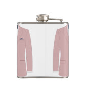 Elegante heupfles homohuwelijk cadeau voor bruideg (Achterkant)