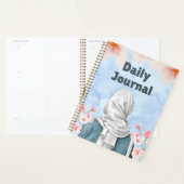 Elegante Hidjab Waterverf "Dagboek" Planner (Display)