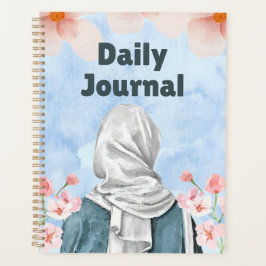 Elegante Hidjab Waterverf "Dagboek" Planner