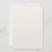 Elegante High Tea bruids douche uitnodiging (Achterkant)