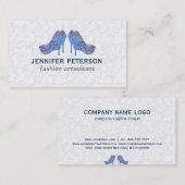 Elegante Hight Heel Shoe Mode Consultant Visitekaartje (Voorkant / Achterkant)