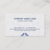 Elegante Hight Heel Shoe Mode Consultant Visitekaartje (Achterkant)