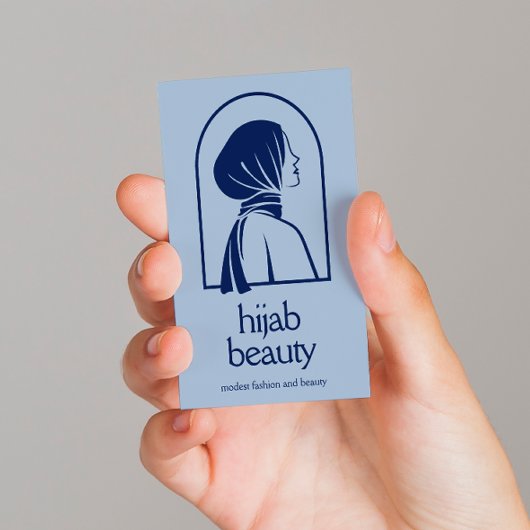 Elegante Hijab Logo minimalistische islamitische Visitekaartje