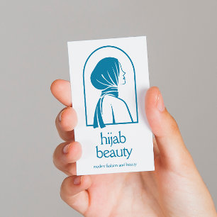 Elegante Hijab Logo minimalistische islamitische Visitekaartje