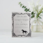 Elegante hippische Romance Briefkaart (Staand voorkant)