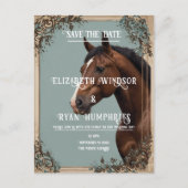 Elegante hippische Romance Briefkaart (Voorkant)