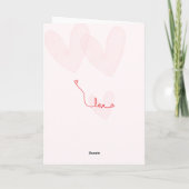 Elegante Hochzeitskarte Wedding mit Brautpaar im G Kaart (Achterkant)