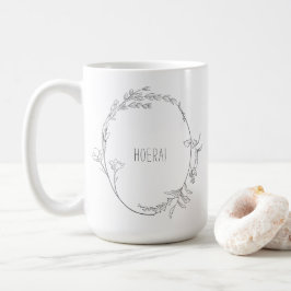 Elegante Hoera Je Wordt Tante Aankondiging Mok
