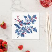 Elegante Holly Berries en servetten (Insitu)