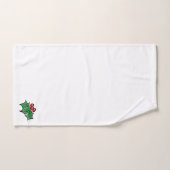 Elegante Holly laat Holly bessen botanisch Bad Handdoek (Handdoek)