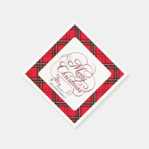 Elegante Holly Merry Christmas