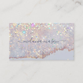 Elegante Holografische Glam Glitter Make-up Arties Visitekaartje