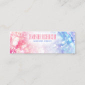 Elegante Holografische Oorbel Sieraden Display Hou Mini Visitekaartje (Voorkant)