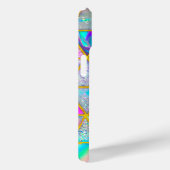 Elegante holografische trendy faux goud geometrisc Case-Mate iPhone case (Achterkant / Rechts)