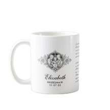 Elegante Holy Family bruidsmeisje koffiemok