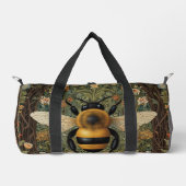 Elegante hommel botanische bloemkunst plunjezak (Voorkant)