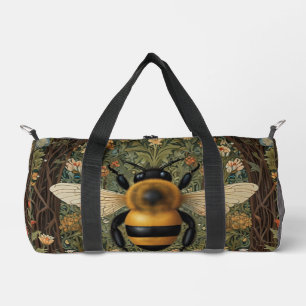 Elegante hommel botanische bloemkunst plunjezak