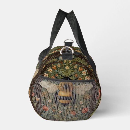 Elegante hommel botanische bloemkunst plunjezak (Rechts)