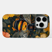 Elegante Hommels en Bloemontwerp iPhone Hoes" Case-Mate iPhone Case (Achterkant (horizontaal))