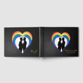 Elegante homo silhouetten. gastenboek (Volledig)