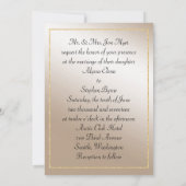 Elegante homohuwelijk uitnodiging met twee bruiden (Achterkant)