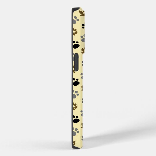 Elegante hond huisdier poten crème Case-Mate iPhone case (Achterkant / Rechts)