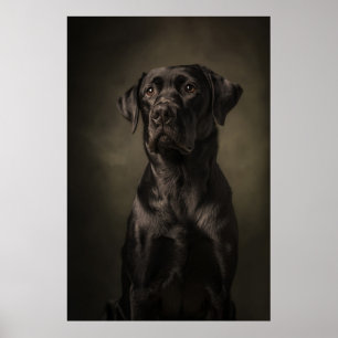 Elegante honden silhouet poster