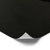 Elegante honden silhouet poster (Hoek)