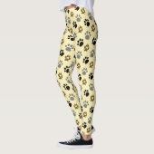 Elegante hondenpootjes crème legging (Links)