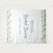 Elegante Hoofd Squeeze Winter Bruidsmeisje Borrel Wandkleed (Voorkant (horizontaal))