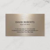 Elegante Horse Logo Equine Training Equestrian Visitekaartje (Achterkant)