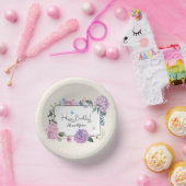 Elegante hortensia boeket gepersonaliseerde verjaa papieren kommen (Feest)